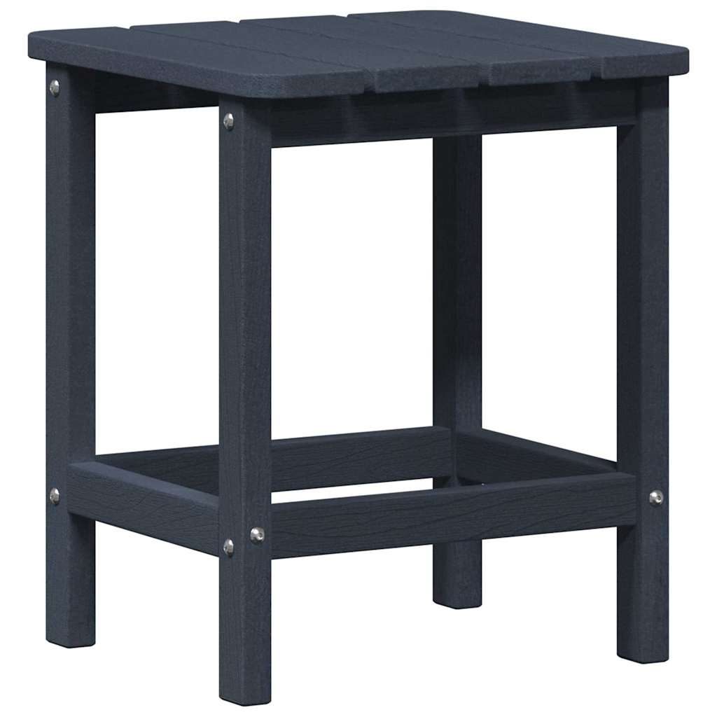 Ensemble de salon de jardin 3 pcs Bleu marine HDPE