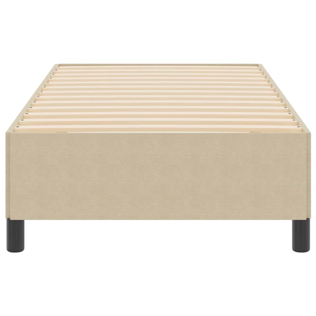 Cadre de lit Vert gris 100 x 200 cm Tissu en velours côtelé - XIOS