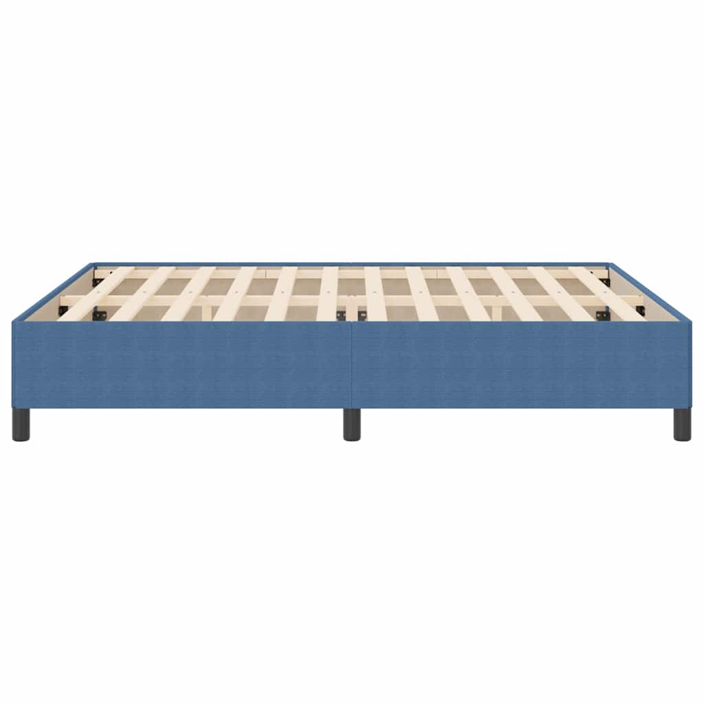 Cadre de lit Bleu 180 x 200 cm Tissu en velours côtelé - XIOS
