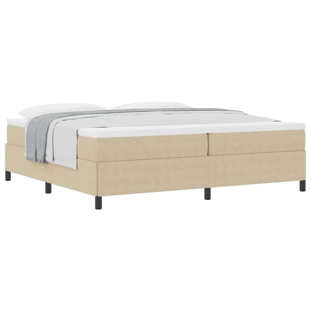 Cadre de lit Vert gris 200 x 200 cm Tissu en velours côtelé - XIOS