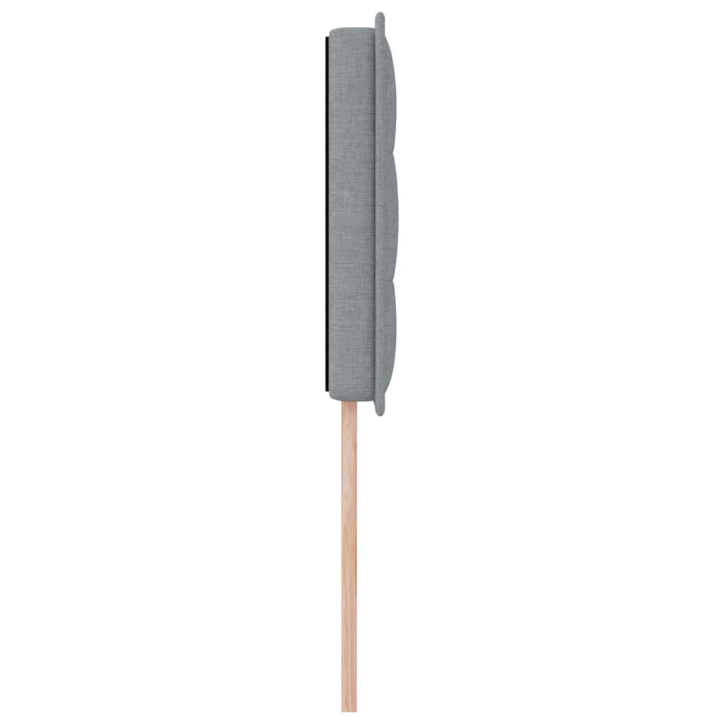 Tête de lit avec tête de lit Gris clair 90 cm tissu - XIOS