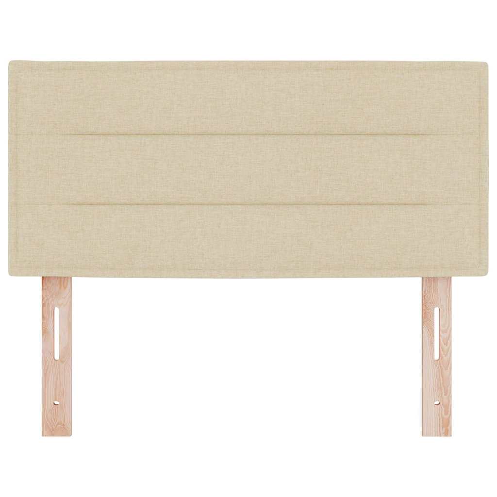 Tête de lit avec tête de lit Crème 90 cm tissu - XIOS