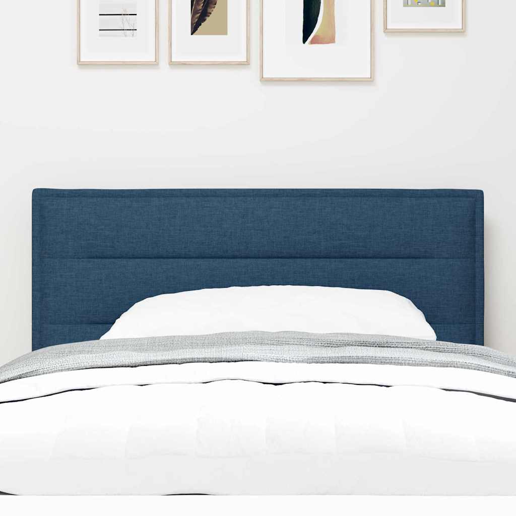 Tête de lit avec tête de lit Bleu 90 cm tissu - XIOS