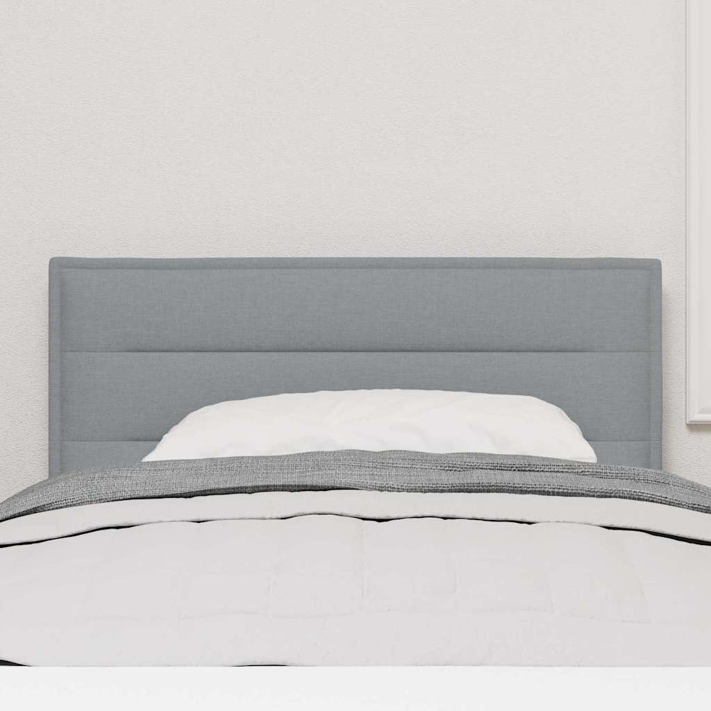 Tête de lit avec tête de lit Gris clair 100 cm tissu - XIOS