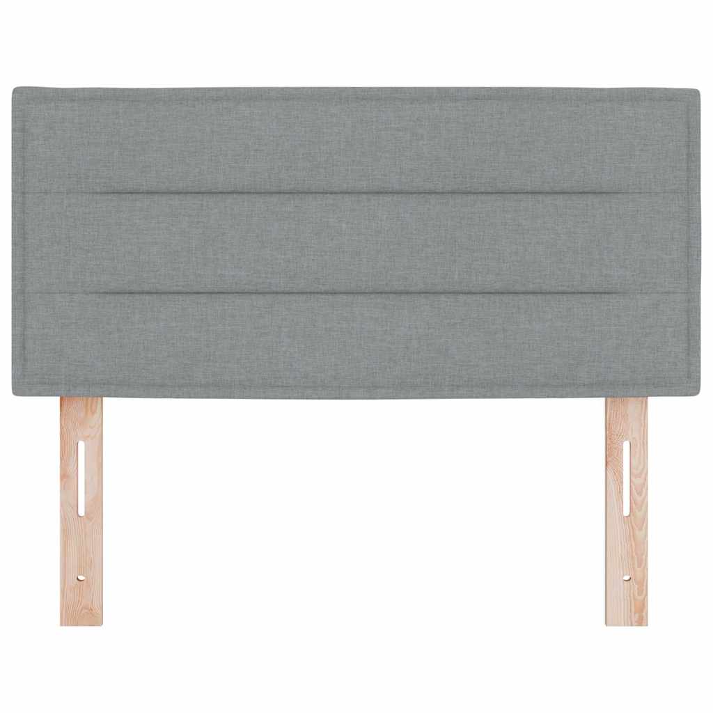 Tête de lit avec tête de lit Gris clair 100 cm tissu - XIOS