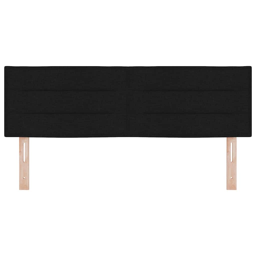 Tête de lit avec tête de lit Noir 160 cm Cuir synthétique
