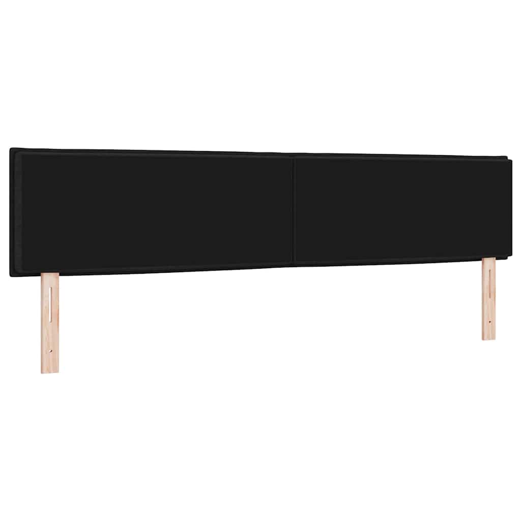 Tête de lit avec tête de lit Noir 200 cm tissu - XIOS