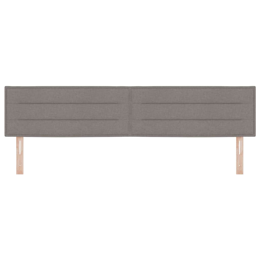 Tête de lit avec tête de lit Taupe 200 cm Cuir synthétique - XIOS