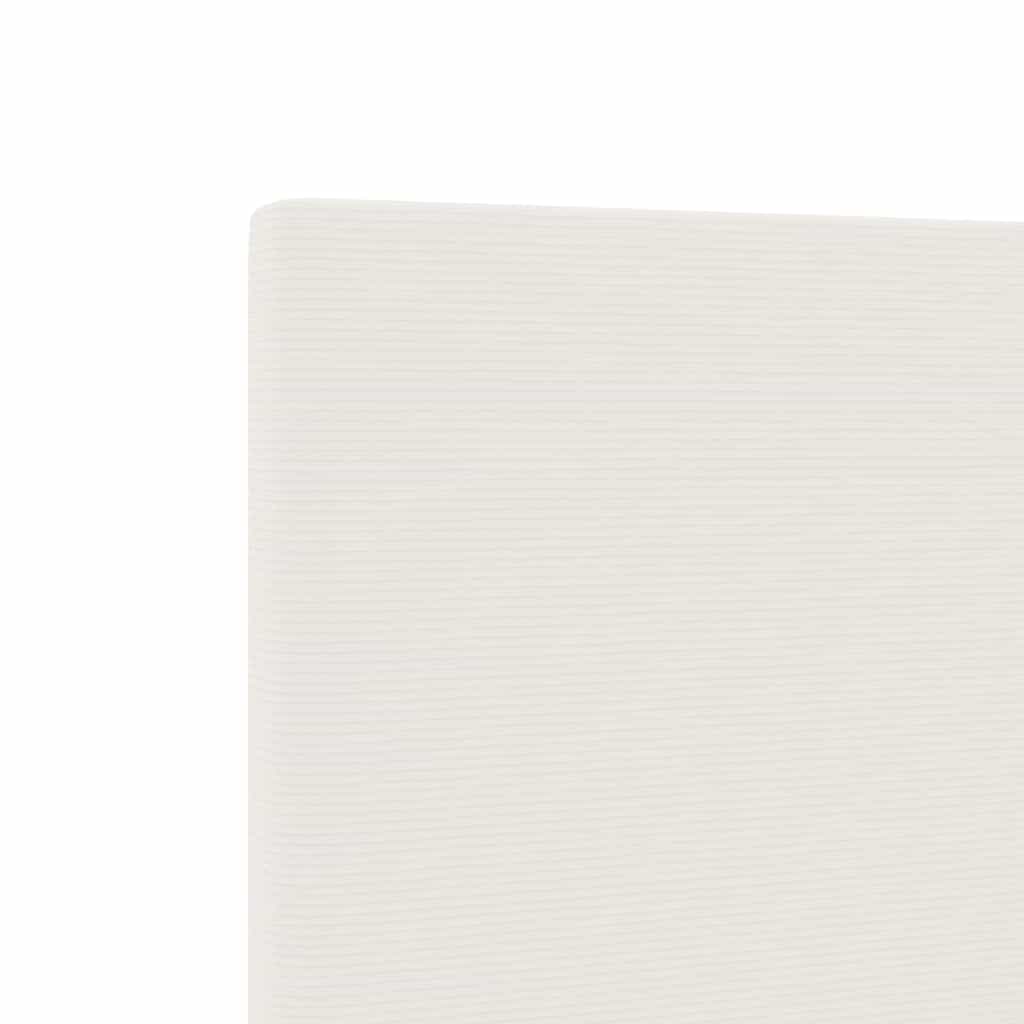 Tête de lit avec tête de lit Crème 80 cm Tissu côtelé - XIOS