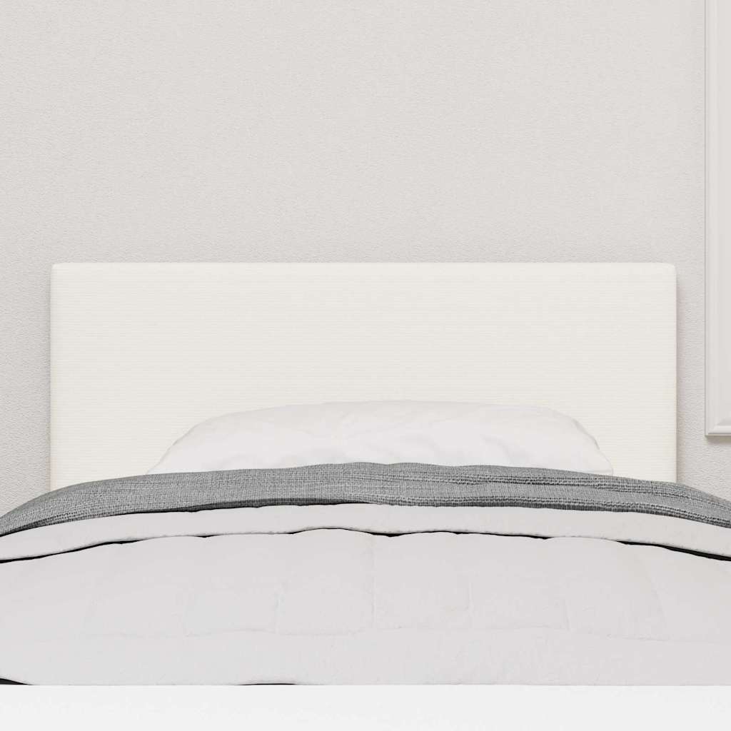 Tête de lit avec tête de lit Crème 80 cm Tissu côtelé - XIOS