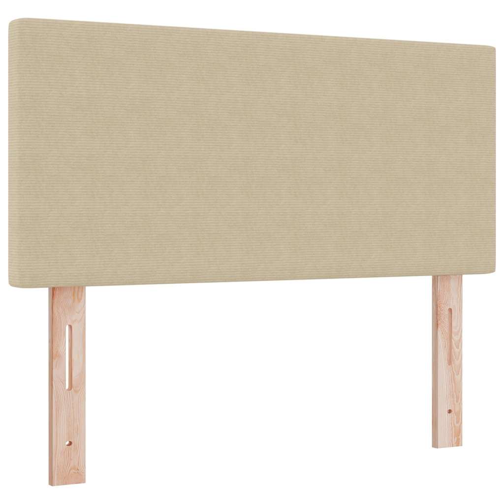 Tête de lit avec tête de lit Vert gris clair 80 cm Tissu côtelé - XIOS