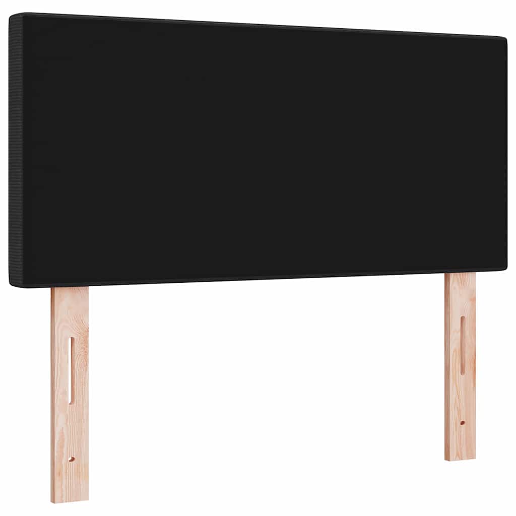 Tête de lit avec tête de lit Gris foncé 100 cm Tissu côtelé - XIOS
