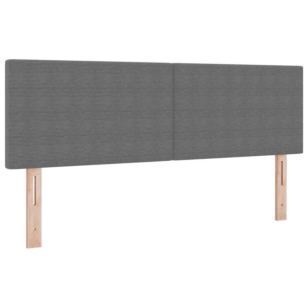 Tête de lit avec tête de lit Gris clair 160 cm Cuir synthétique - XIOS