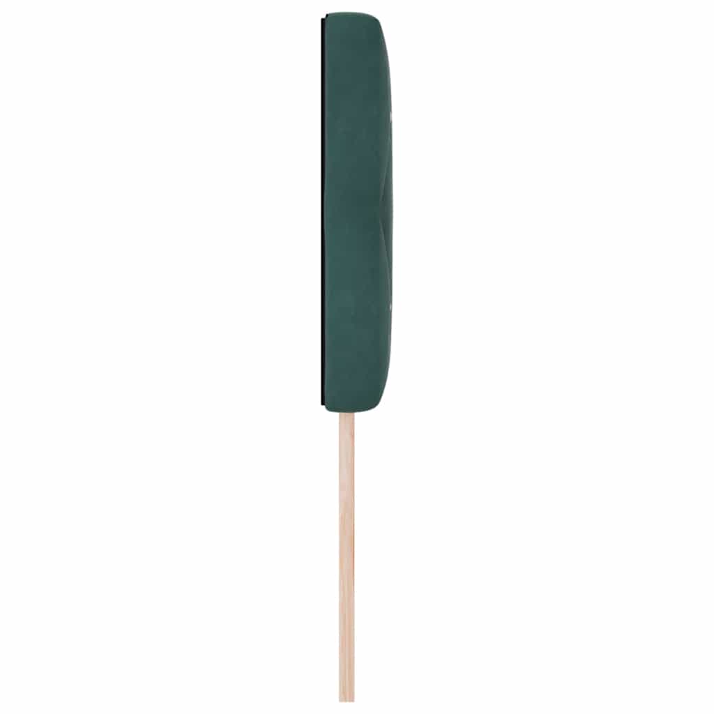 Tête de Lit en Velours Argyle Vert foncé 80 cm Velours - XIOS