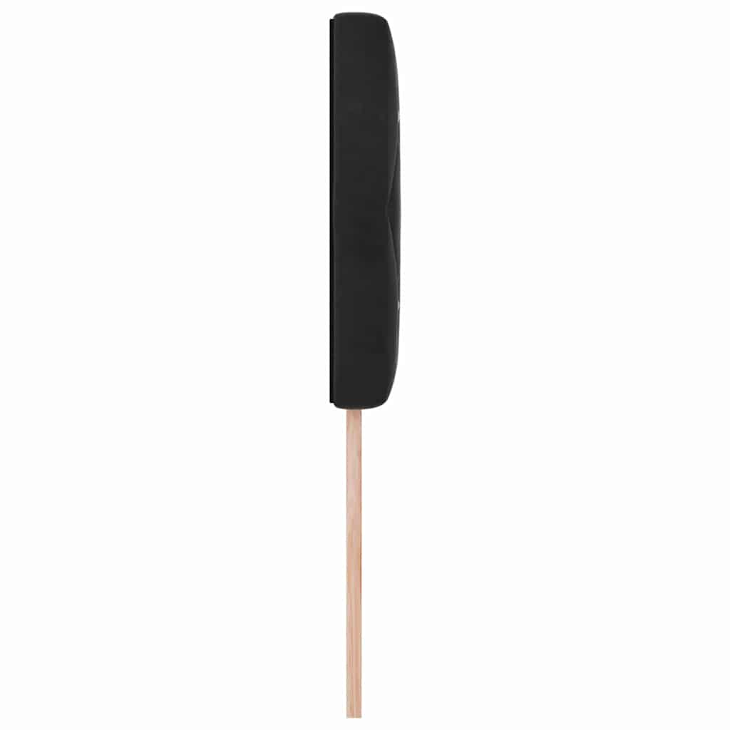 Tête de Lit en Velours Argyle Noir 100 cm Velours - XIOS