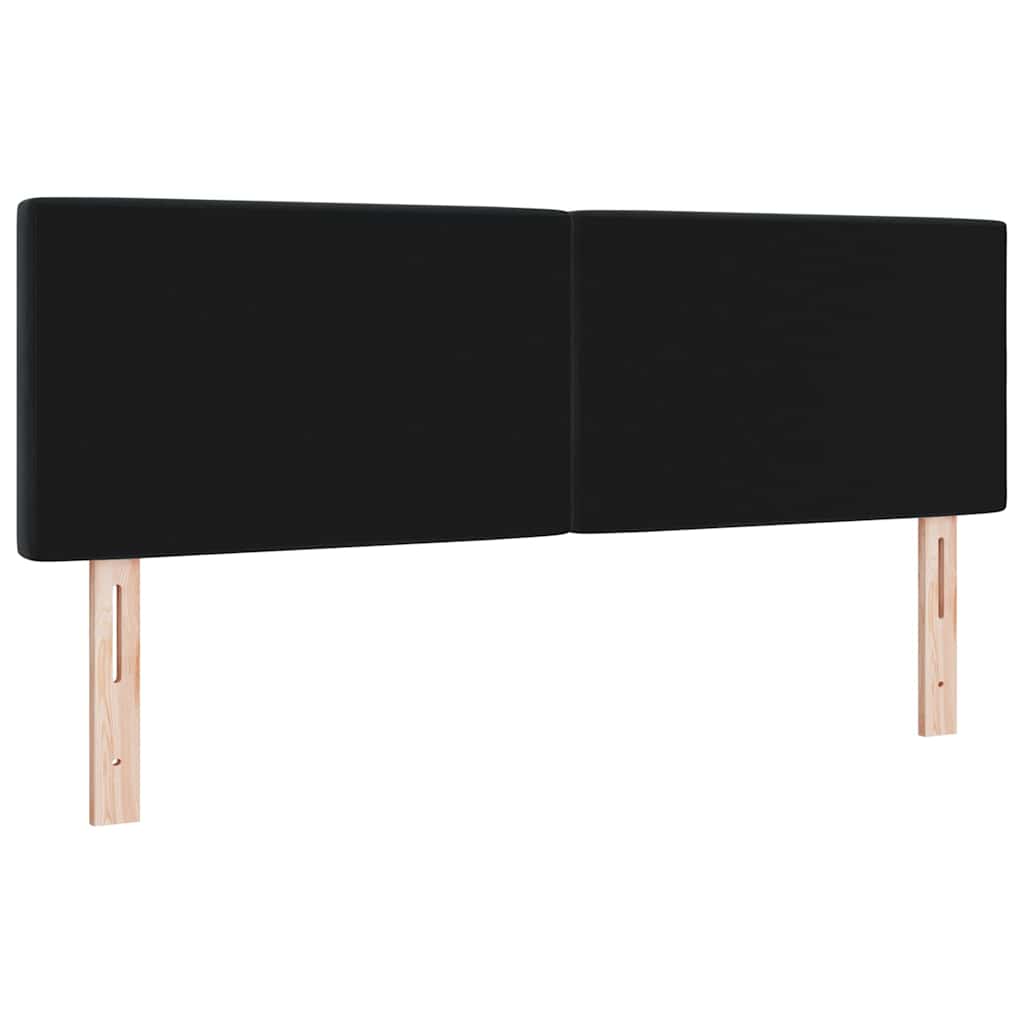 Tête de Lit en Velours Argyle Noir 160 cm Velours - XIOS