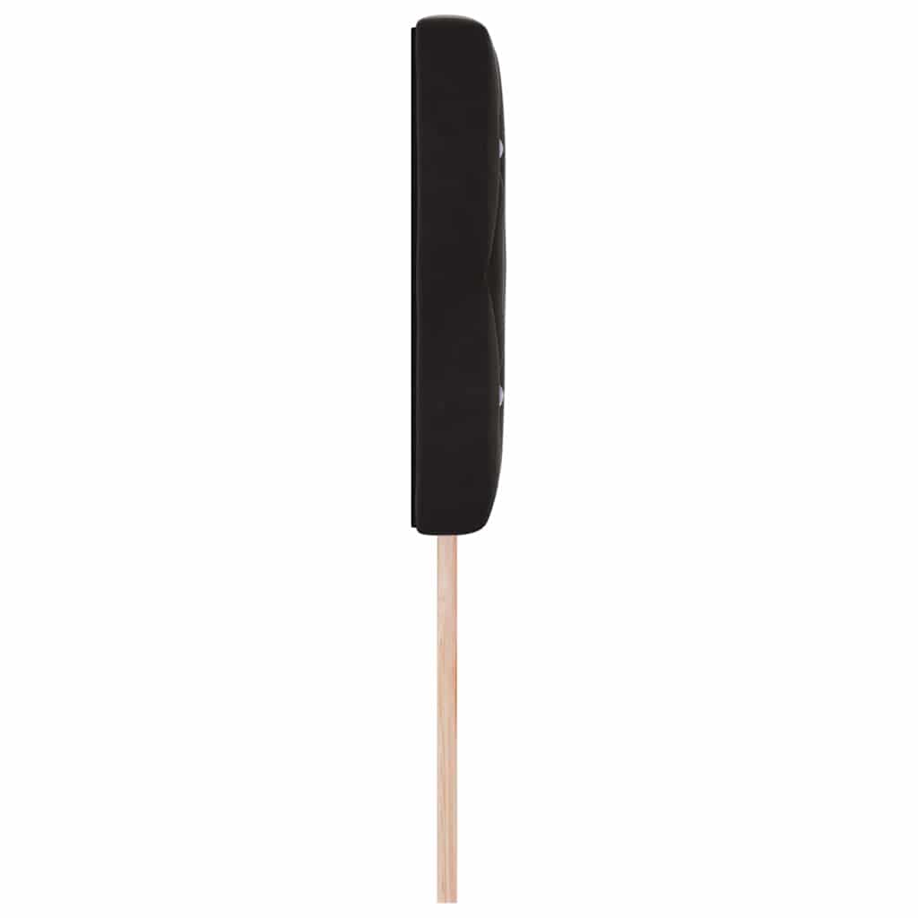 Tête de Lit en Velours Argyle Noir 160 cm Velours - XIOS