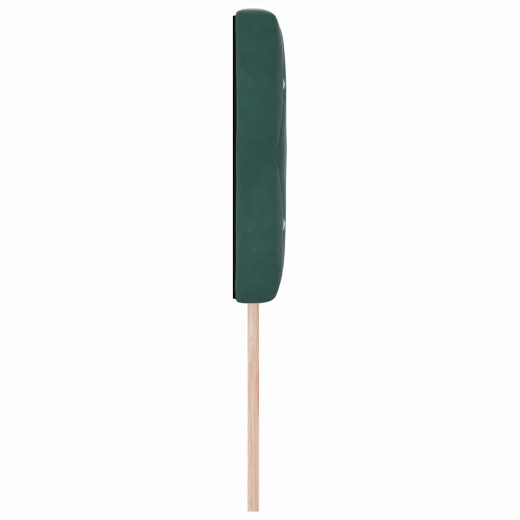 Tête de Lit en Velours Argyle Vert foncé 160 cm Velours - XIOS