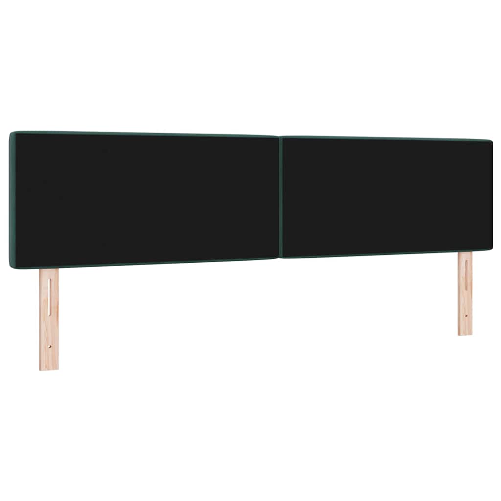 Tête de Lit en Velours Argyle Vert foncé 180 cm Velours - XIOS