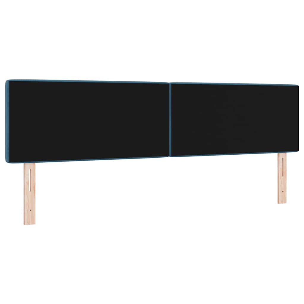 Tête de Lit en Velours Argyle Bleu foncé 180 cm Velours - XIOS