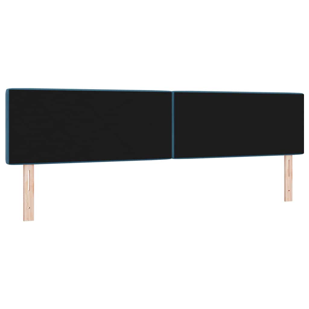 Tête de Lit en Velours Argyle Bleu foncé 200 cm Velours - XIOS