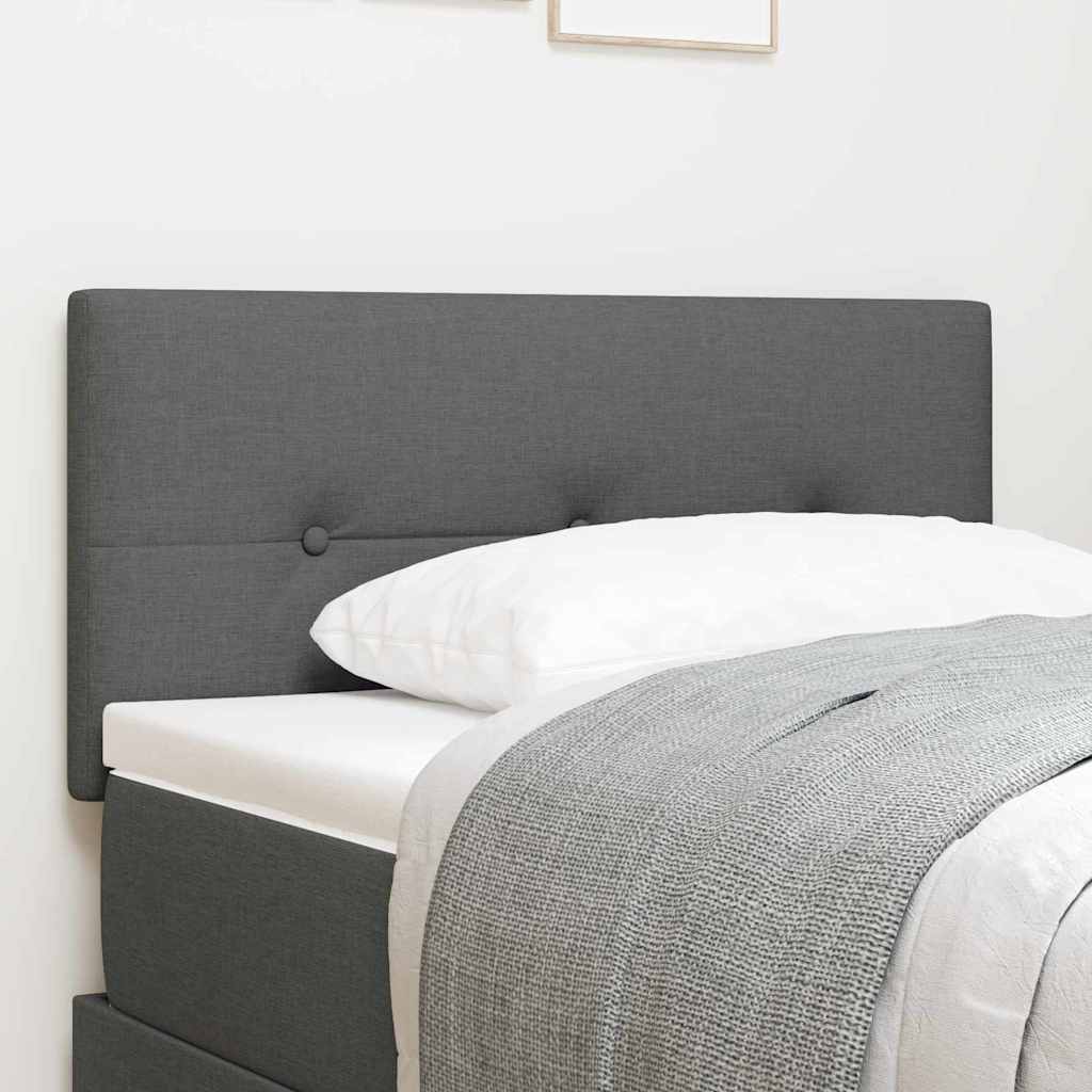 Tête de lit avec tête de lit Gris foncé 80 cm tissu - XIOS