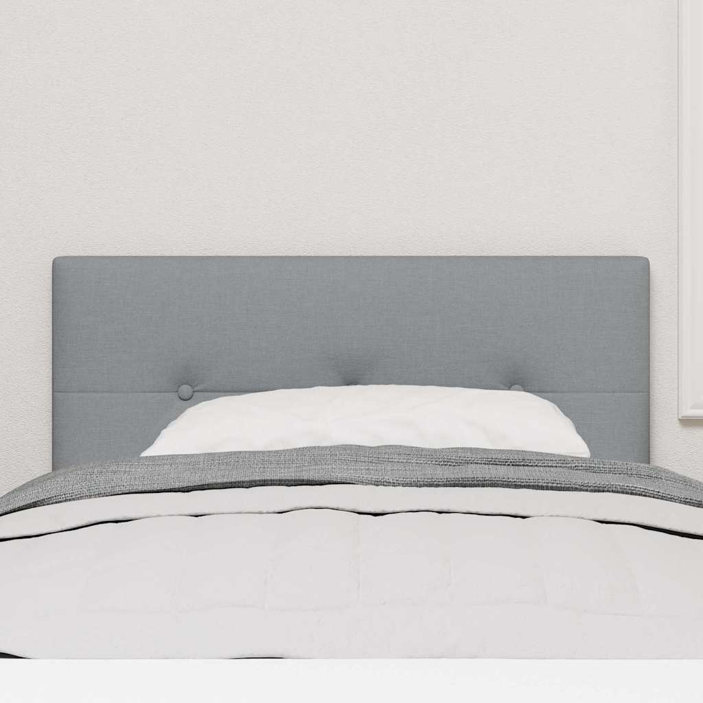 Tête de lit avec tête de lit Gris clair 90 cm tissu - XIOS