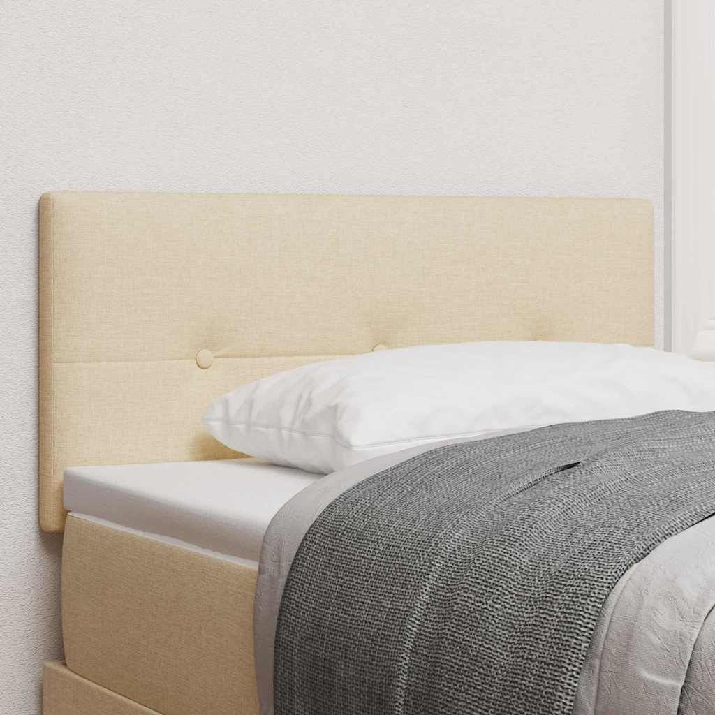 Tête de lit avec tête de lit Crème 90 cm tissu - XIOS