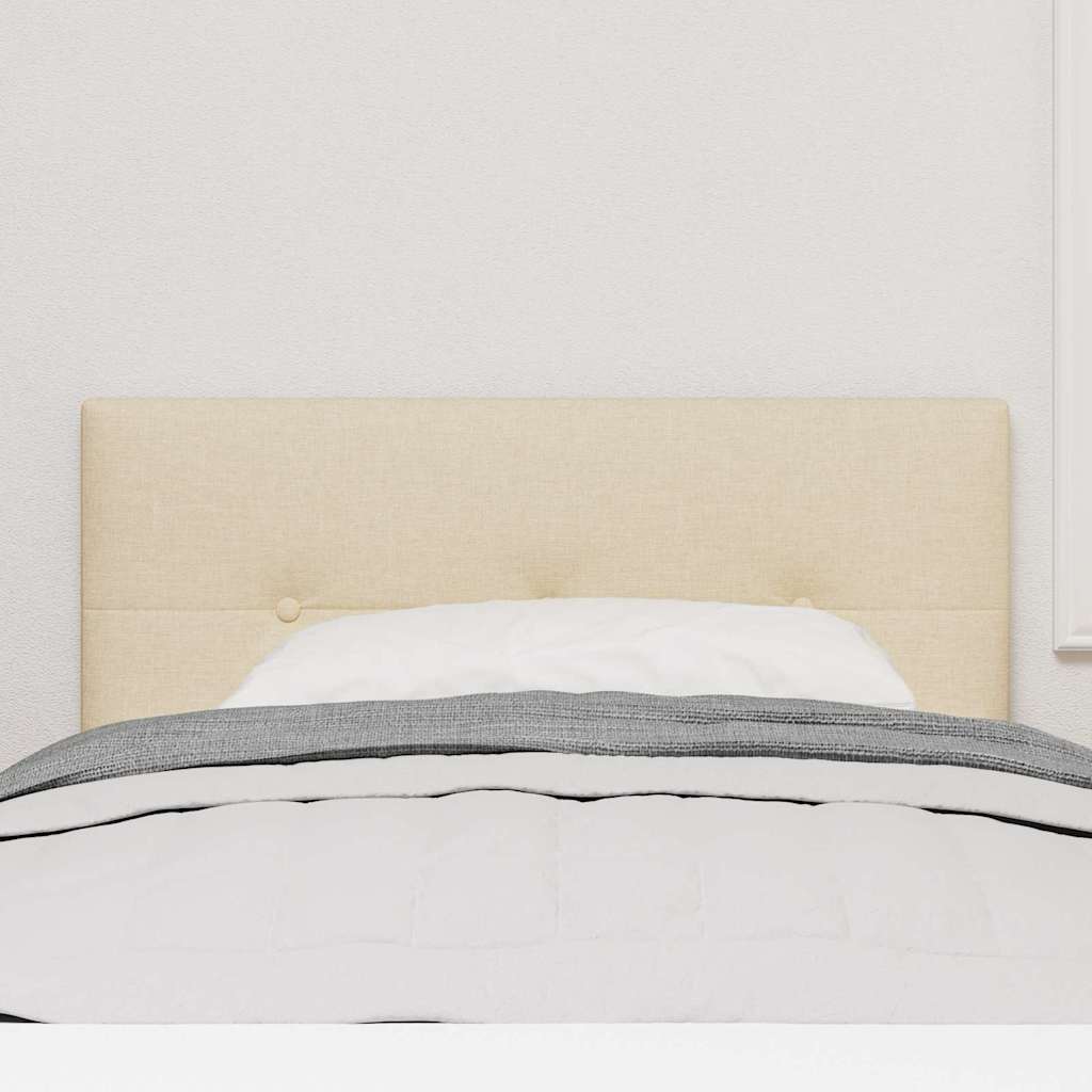 Tête de lit avec tête de lit Crème 90 cm tissu - XIOS