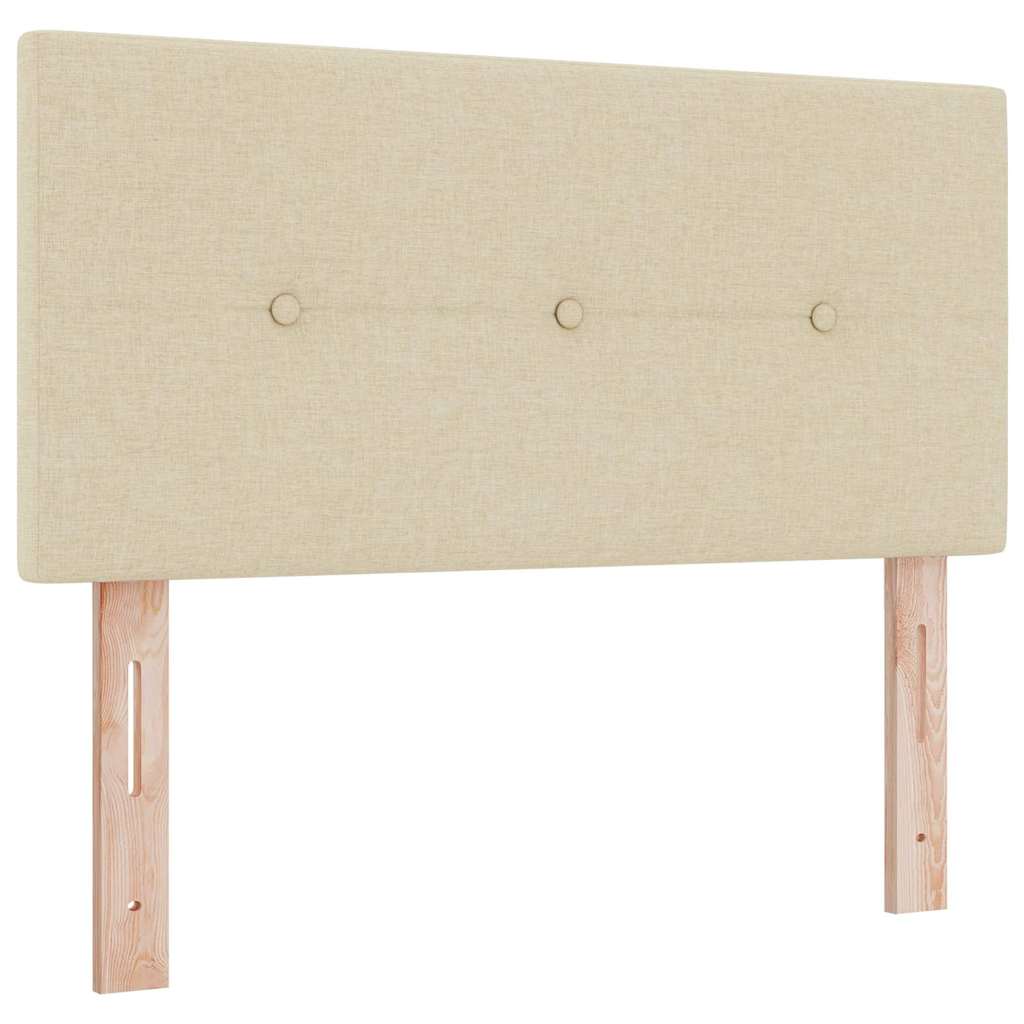 Tête de lit avec tête de lit Crème 90 cm tissu - XIOS