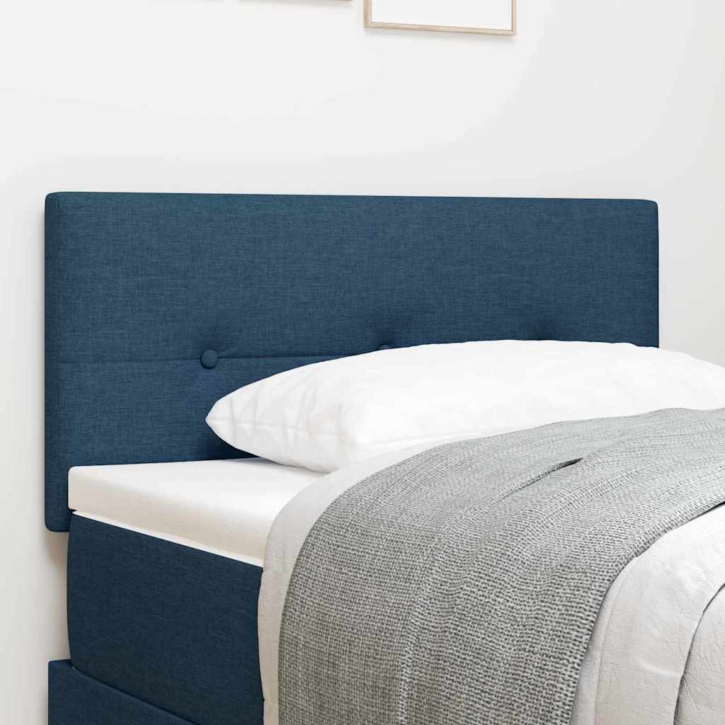 Tête de lit avec tête de lit Bleu 90 cm tissu - XIOS