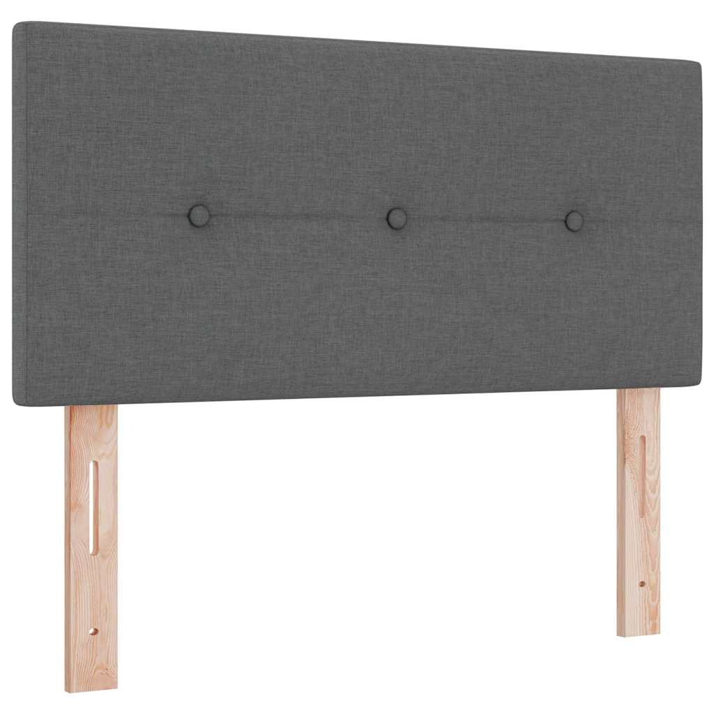 Tête de lit avec tête de lit Gris foncé 100 cm tissu - XIOS
