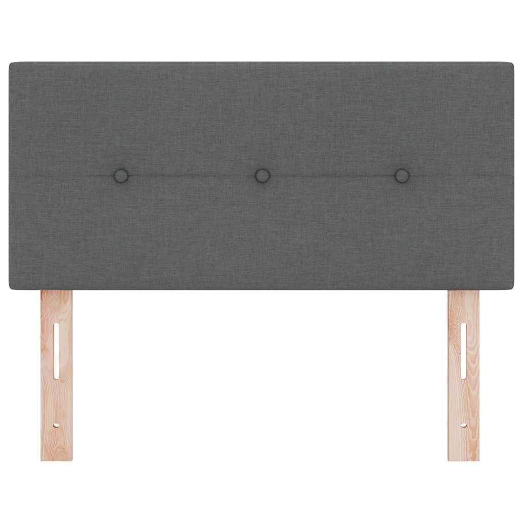Tête de lit avec tête de lit Gris foncé 100 cm tissu - XIOS