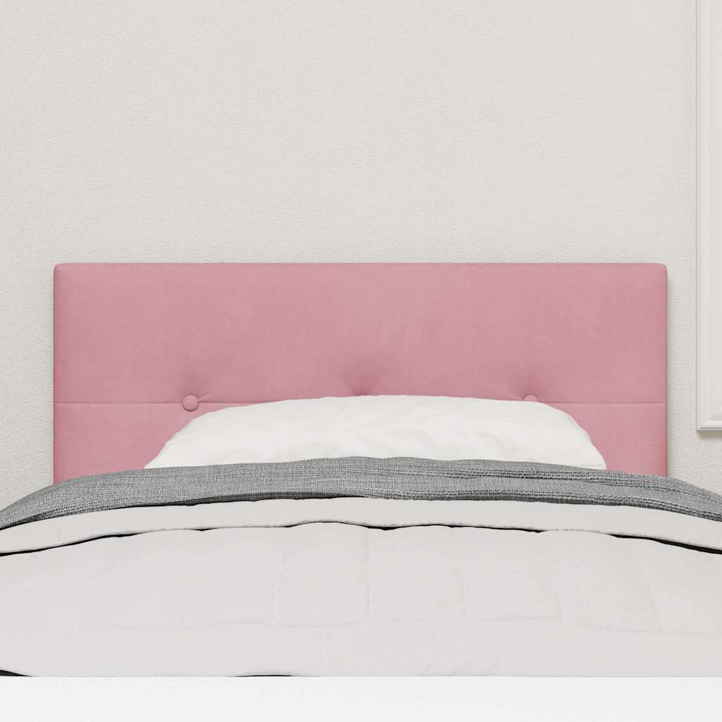 Tête de lit Montage mural avec tête de lit Rose 100 cm Velours - XIOS