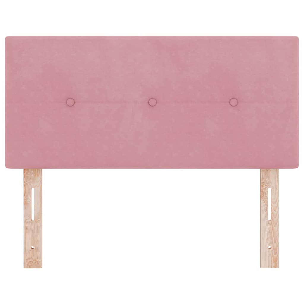 Tête de lit Montage mural avec tête de lit Rose 100 cm Velours - XIOS
