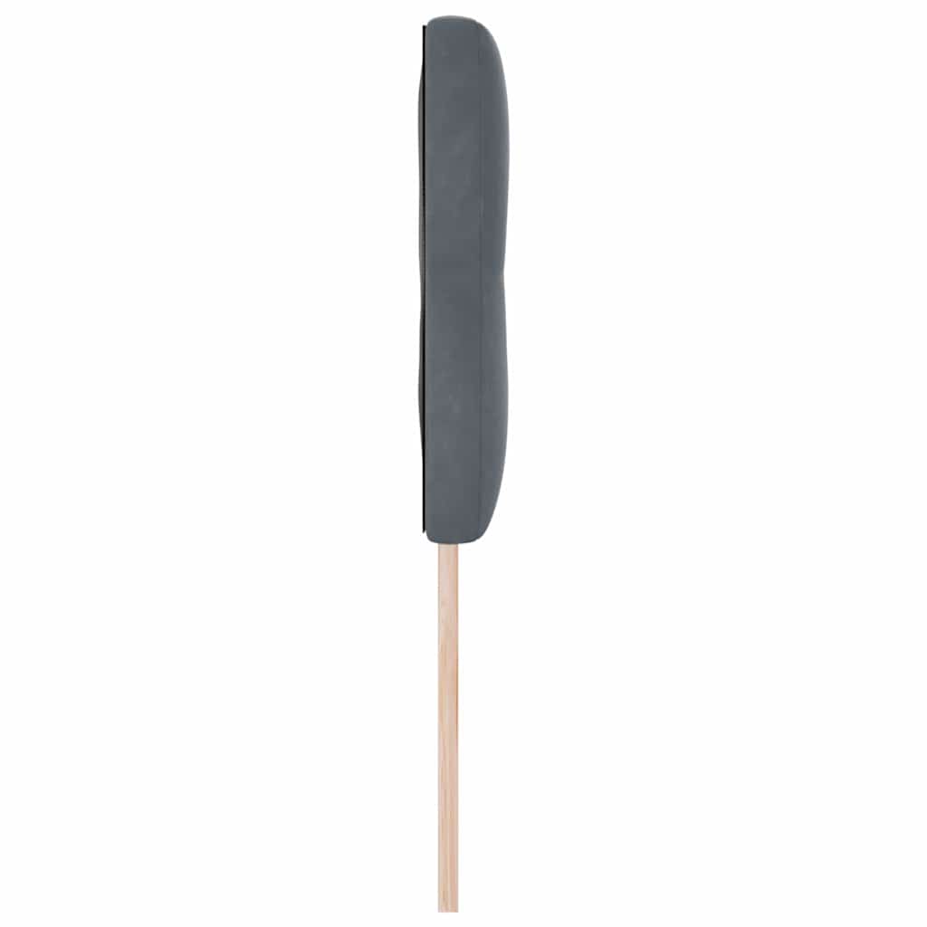 Tête de lit avec tête de lit Gris foncé 144 cm Cuir synthétique - XIOS