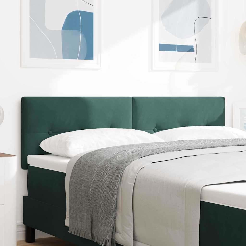Tête de lit Vert foncé 160 cm Velours - XIOS