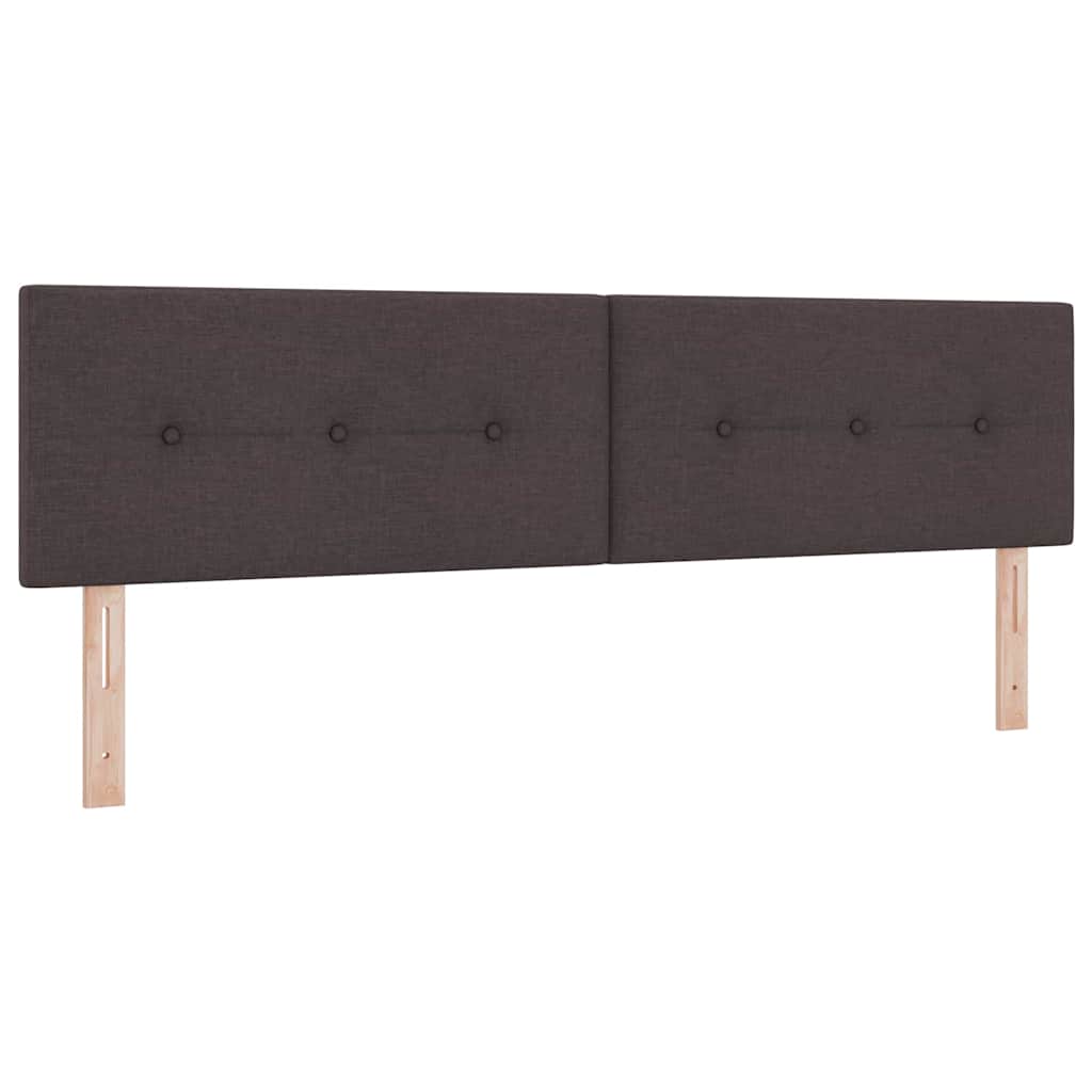 Tête de lit réglable en hauteur Marron foncé 180 cm tissu - XIOS