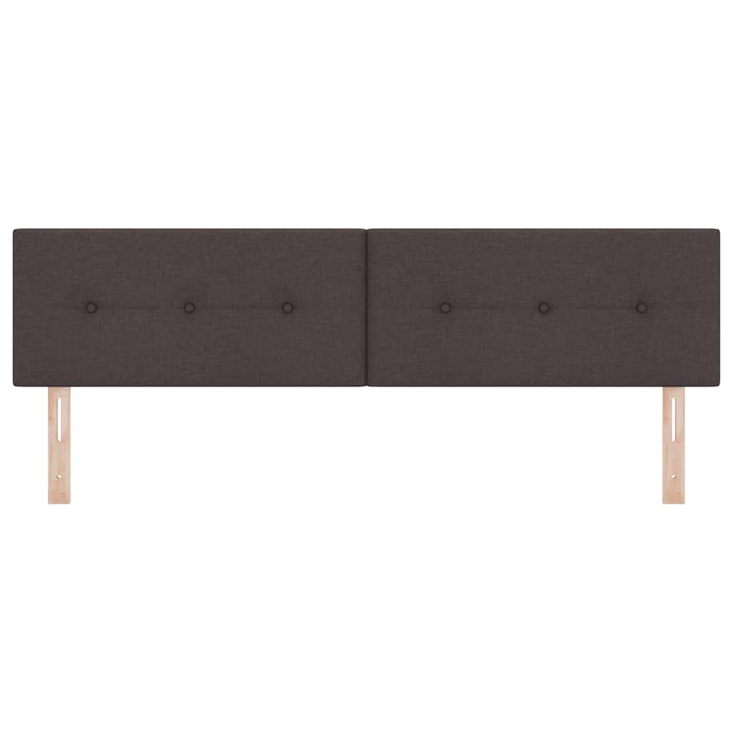 Tête de lit réglable en hauteur Marron foncé 180 cm tissu - XIOS