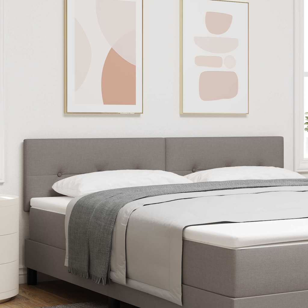 Tête de lit avec tête de lit Taupe 180 cm Cuir synthétique - XIOS