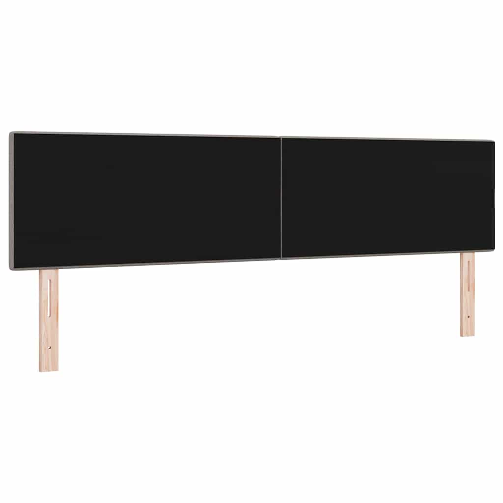 Tête de lit avec tête de lit Taupe 180 cm Cuir synthétique - XIOS