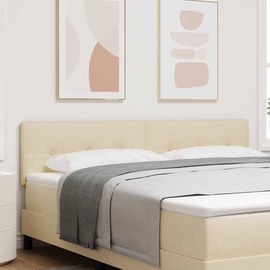 Tête de lit avec tête de lit Crème 180 cm Cuir synthétique - XIOS