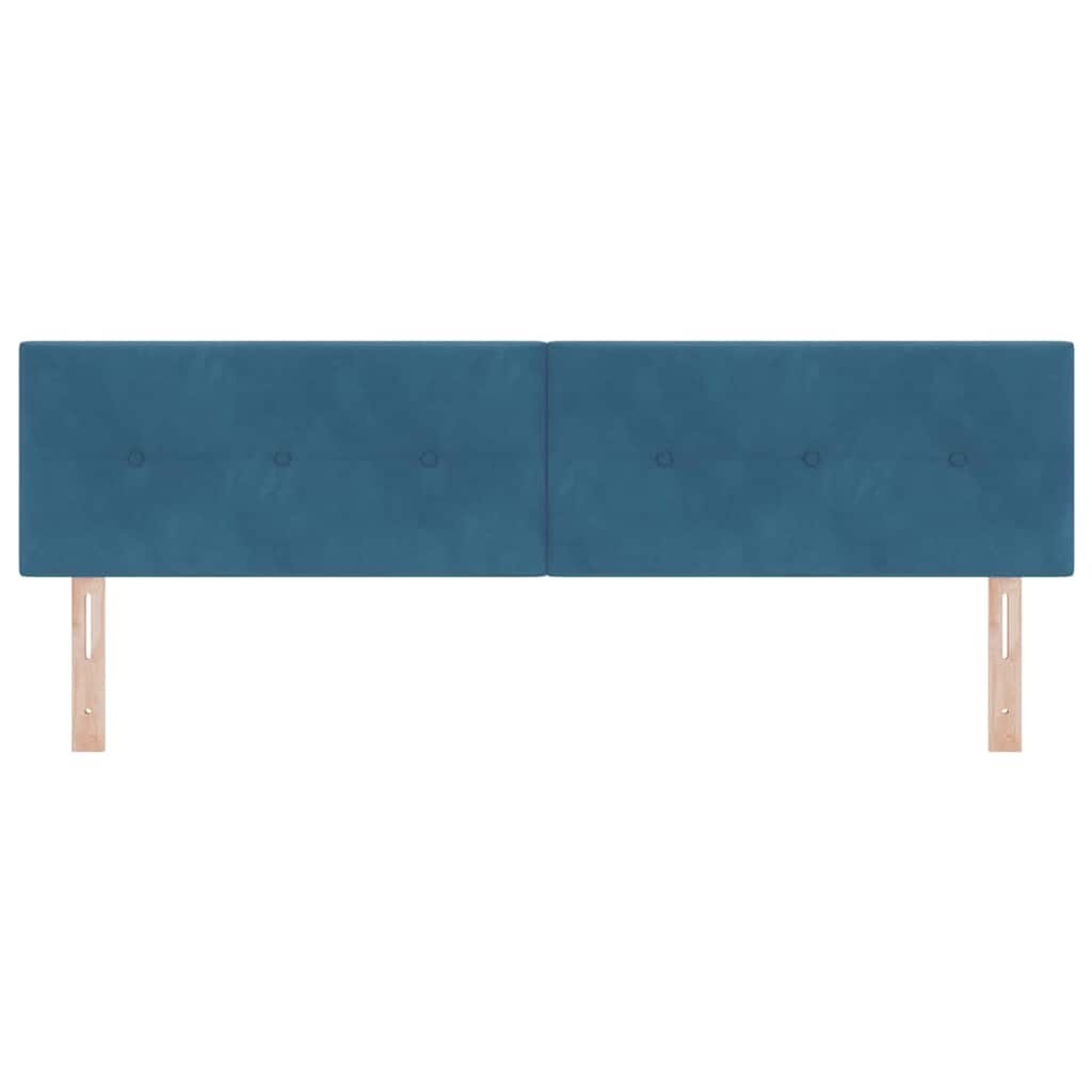 Tête de lit avec tête de lit Bleu foncé 180 cm Cuir synthétique - XIOS