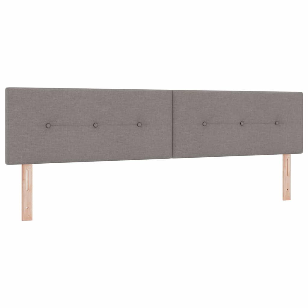 Tête de lit avec tête de lit Taupe 200 cm Cuir synthétique - XIOS