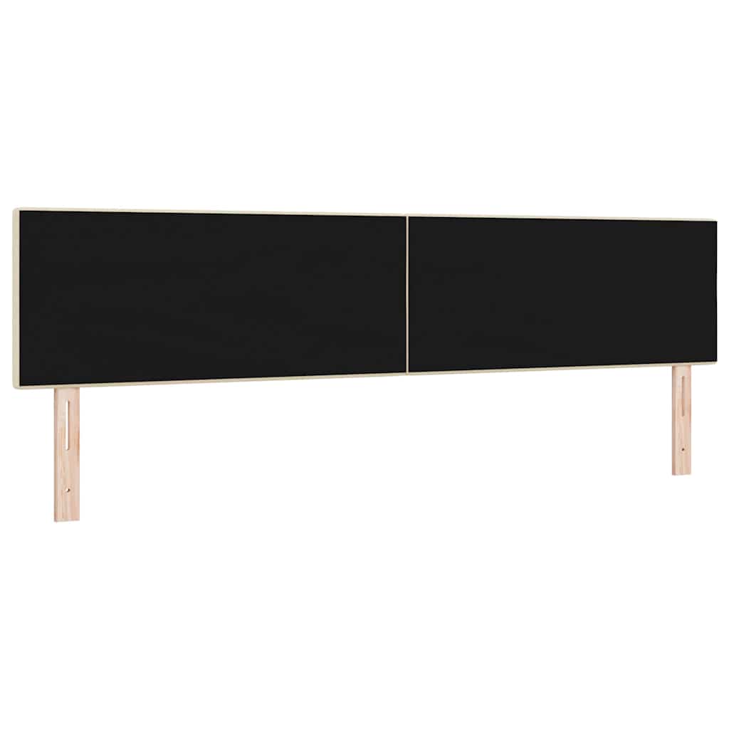 Tête de lit avec tête de lit Crème 200 cm Cuir synthétique - XIOS