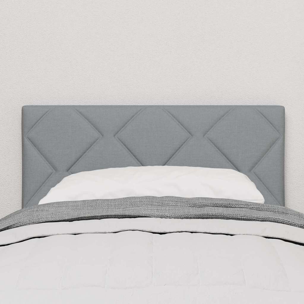 Tête de Lit en Tissu Géométrique Gris clair 80 cm tissu - XIOS