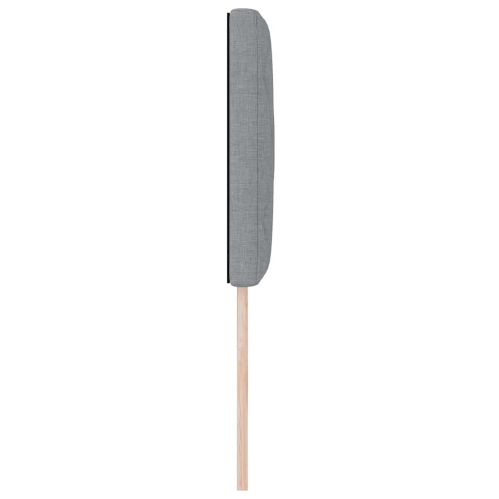 Tête de Lit en Tissu Géométrique Gris clair 80 cm tissu - XIOS