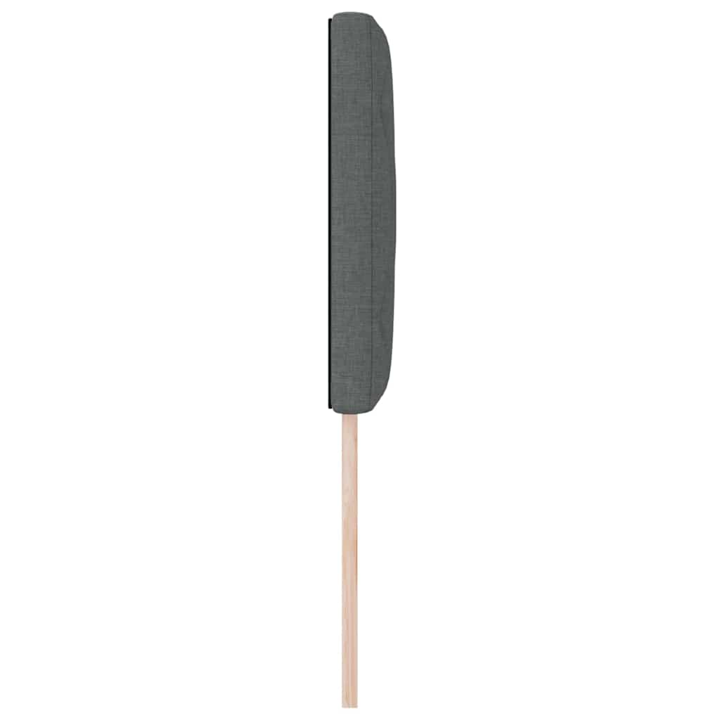 Tête de Lit en Tissu Géométrique Gris foncé 80 cm tissu - XIOS