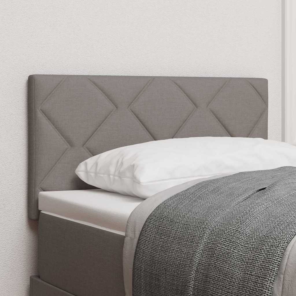 Tête de Lit en Tissu Géométrique Taupe 80 cm tissu - XIOS