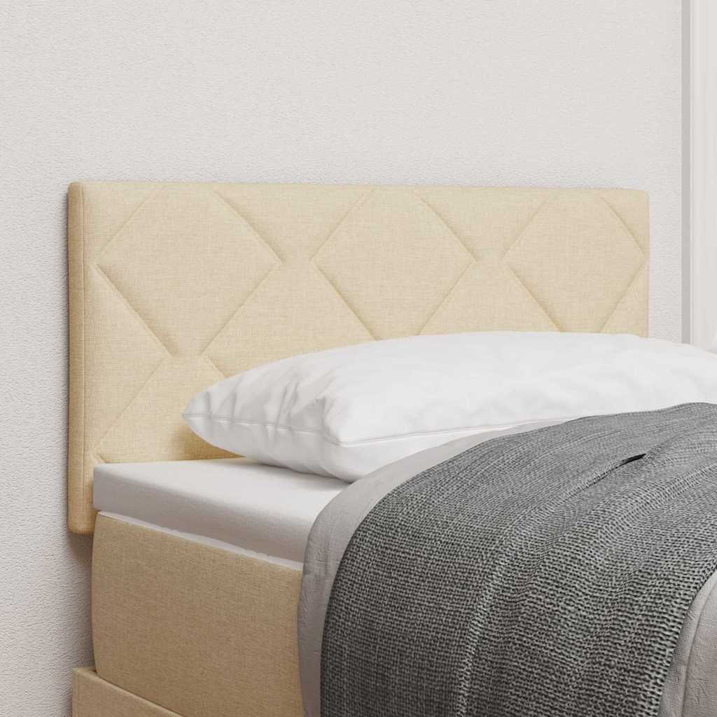 Tête de Lit en Tissu Géométrique Crème 80 cm tissu - XIOS